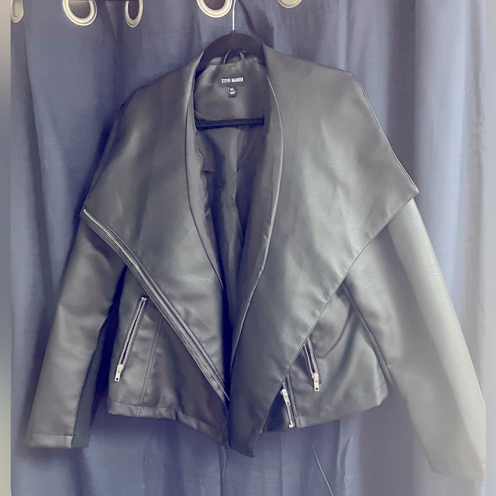 Steve Madden Leather Jacket (BNWOT)